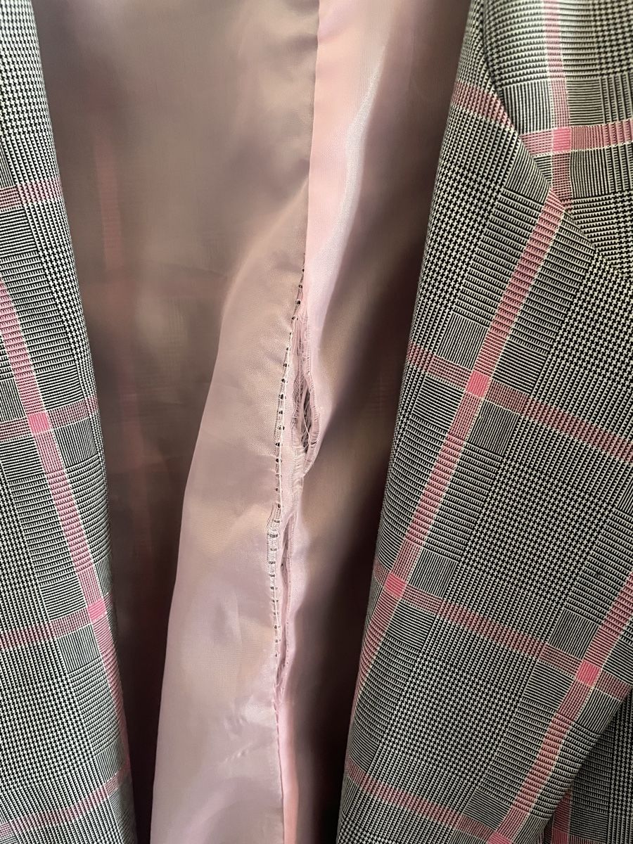 Vestes: Blazer a quadri rosa e grigio taglia XS – D'occasion à Fully par thg_dcv9 2