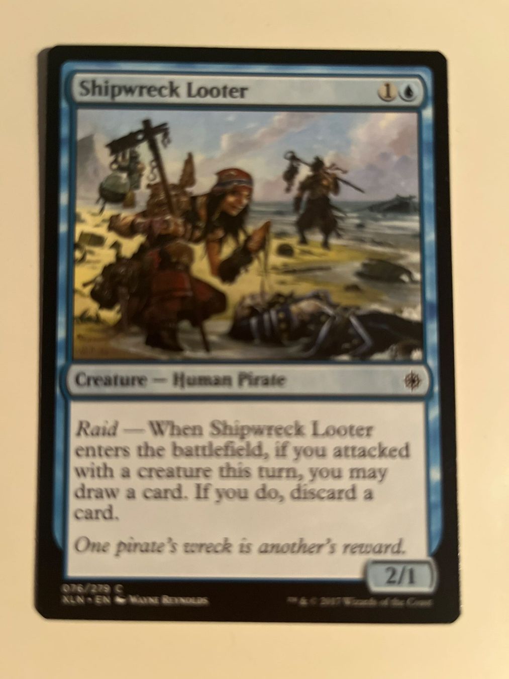 Magic The Gathering Carte collezionabili: 1 x Shipwreck Looter - Magic: The Gathering - MtG – Usato da Kriens venduto da Shadi1980