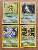 Pokémon Raupy Safcon Hornliu Kokuna Basis Set 1999