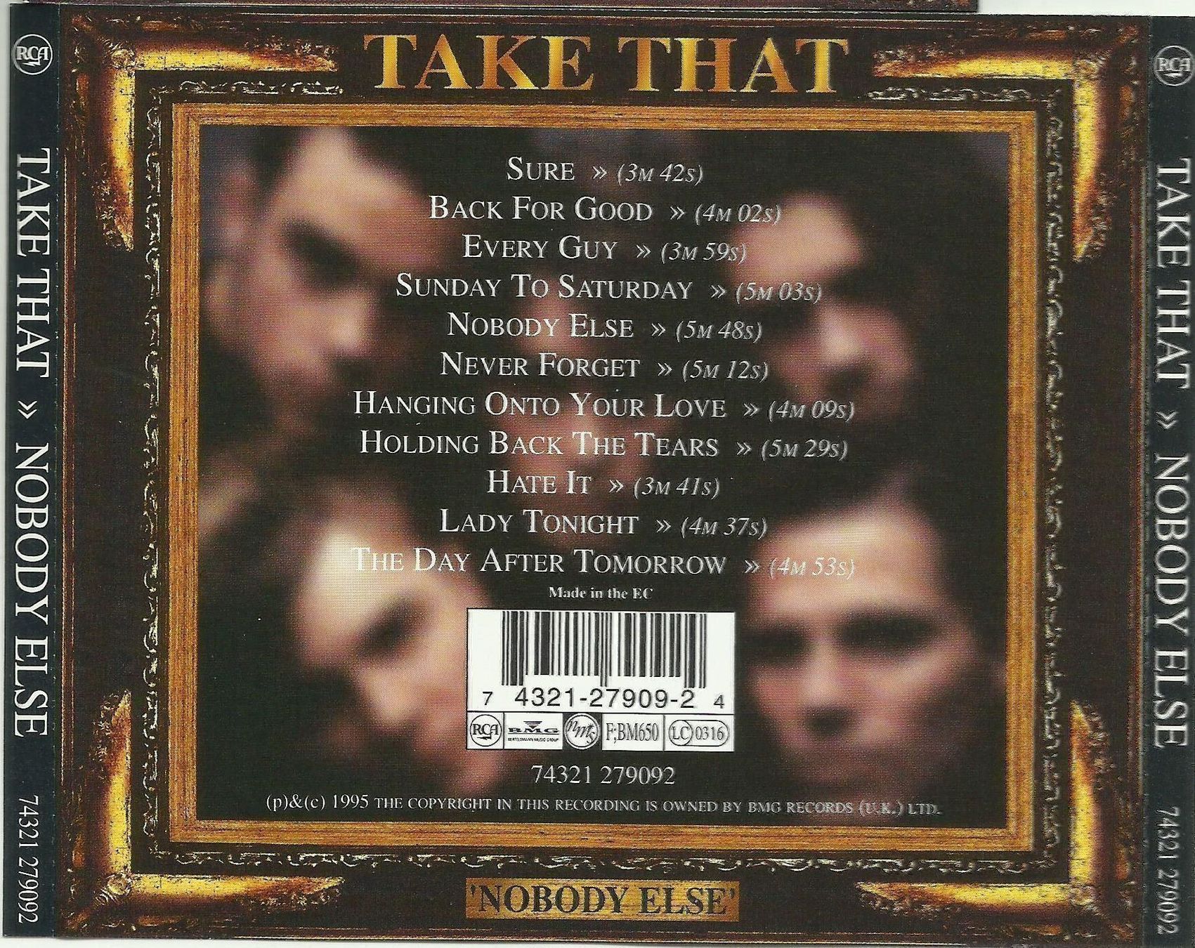 CD: Take That CD - Nobody Else – Usato da St. Margarethen TG venduto da ursk10 1