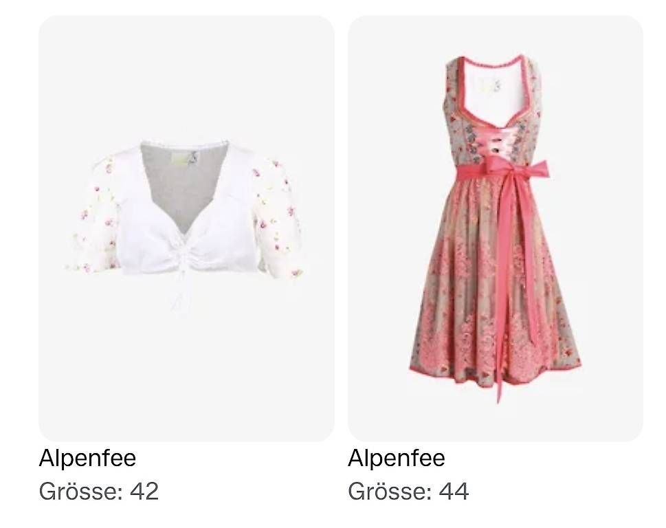Kleider: Dirndl Gr.42/44 – Gebraucht aus Gretzenbach von cwyser