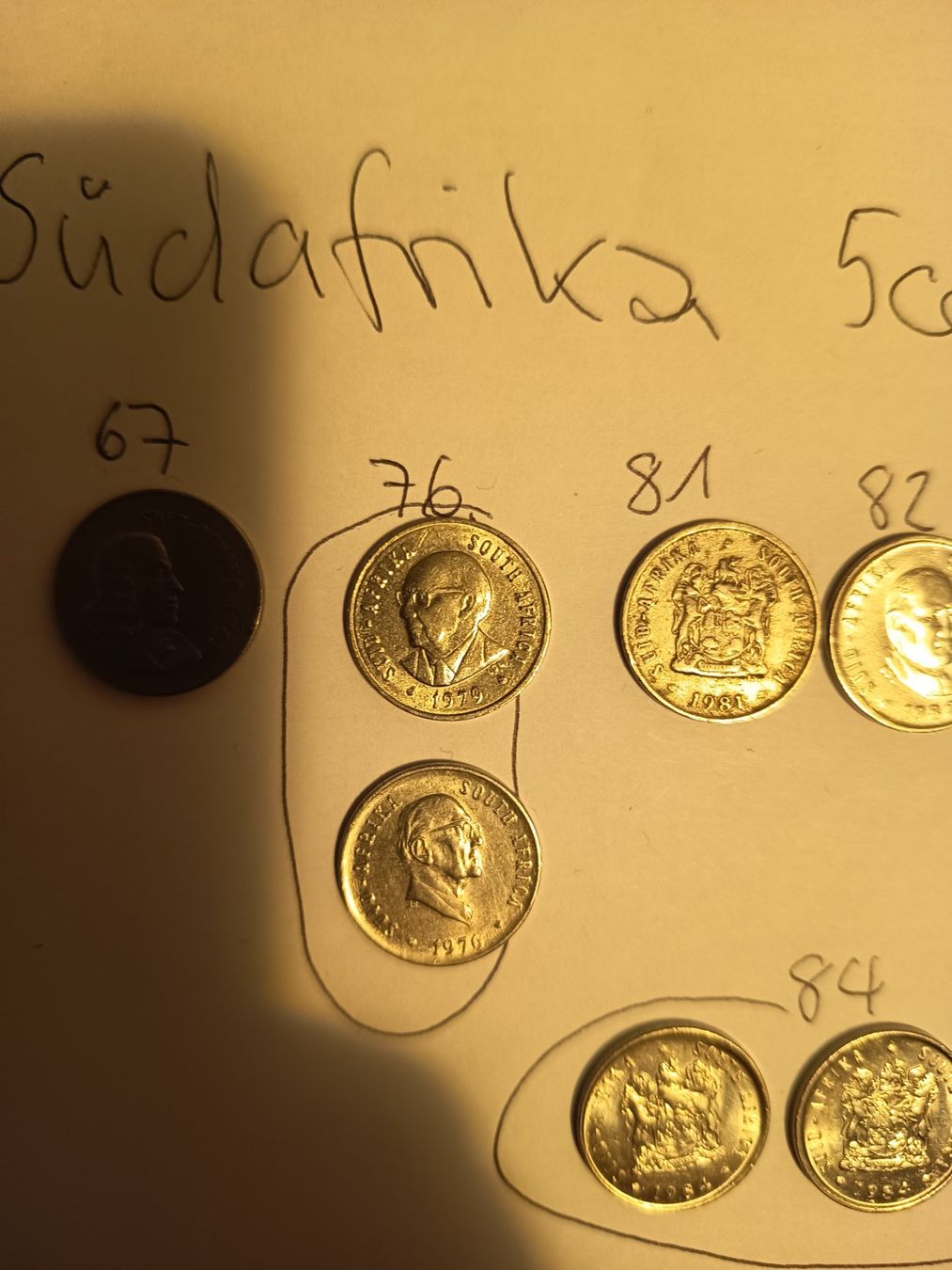 Tutti le monete: 5 cent 1965 -84 südafrika grip nr101 – Usato da Wattwil venduto da LuckyLegoandCoins 2