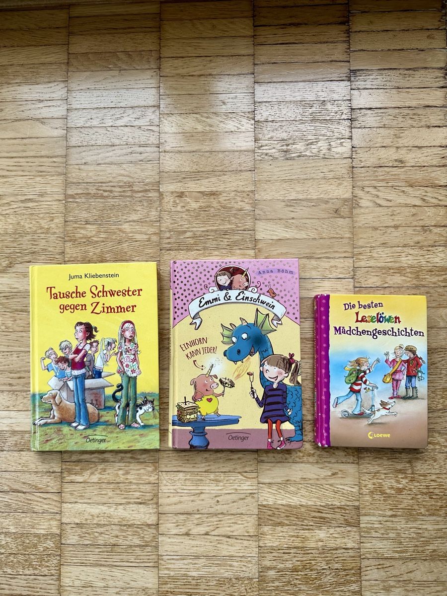 Libri: 3 Kinderbücher: Emmi & Einschwein, Tausche Schwester, Leselö – Usato da Eggenwil venduto da Martina_1976