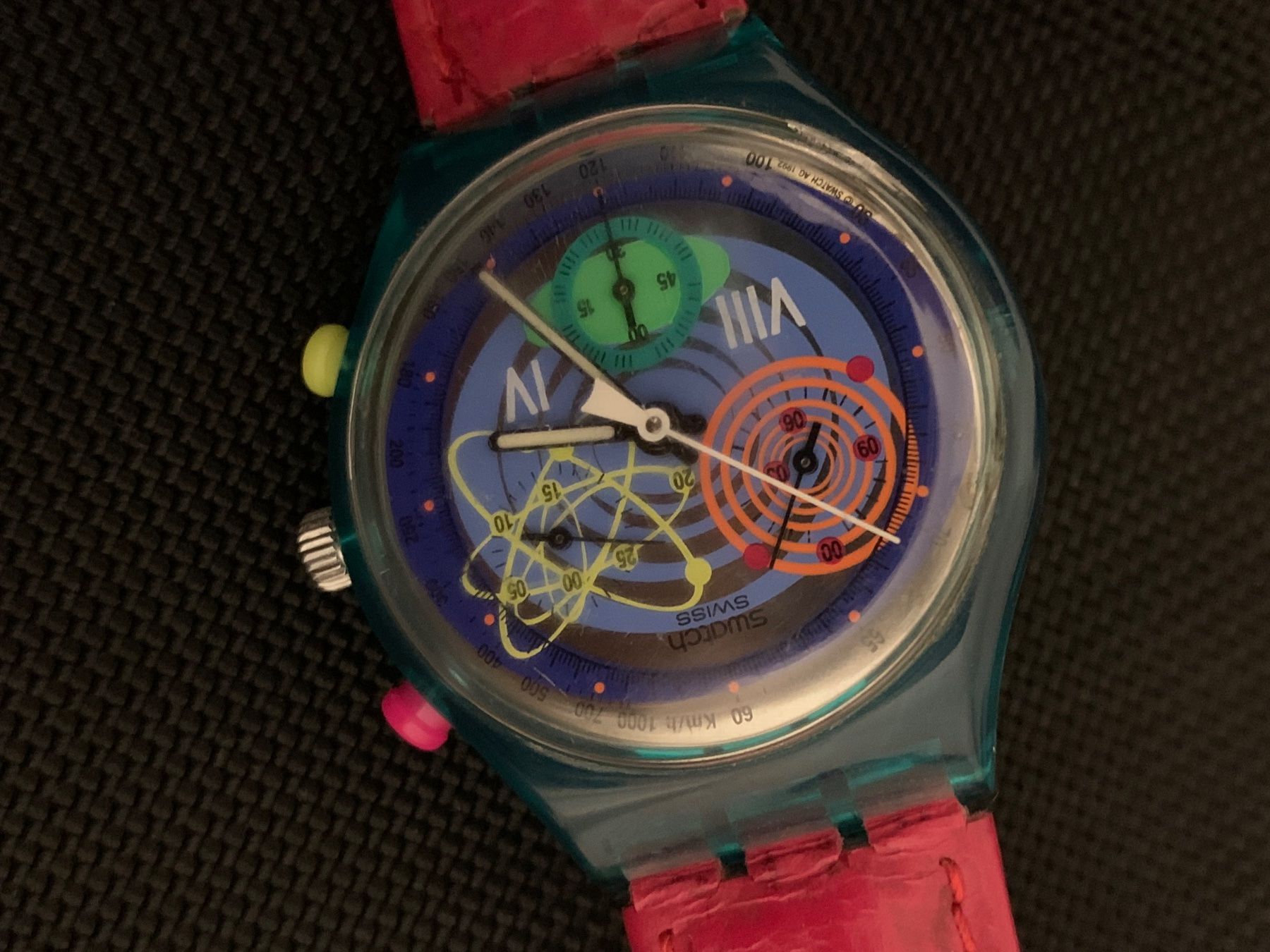 Swatch Orologi: 1993 Swatch Chrono - SCL103 - Pinksprings-37mm – Usato da Ebikon venduto da nic_5htr