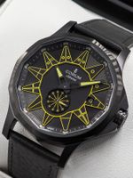 Corum Admiral Herrenuhr schwarz Lederarmband 