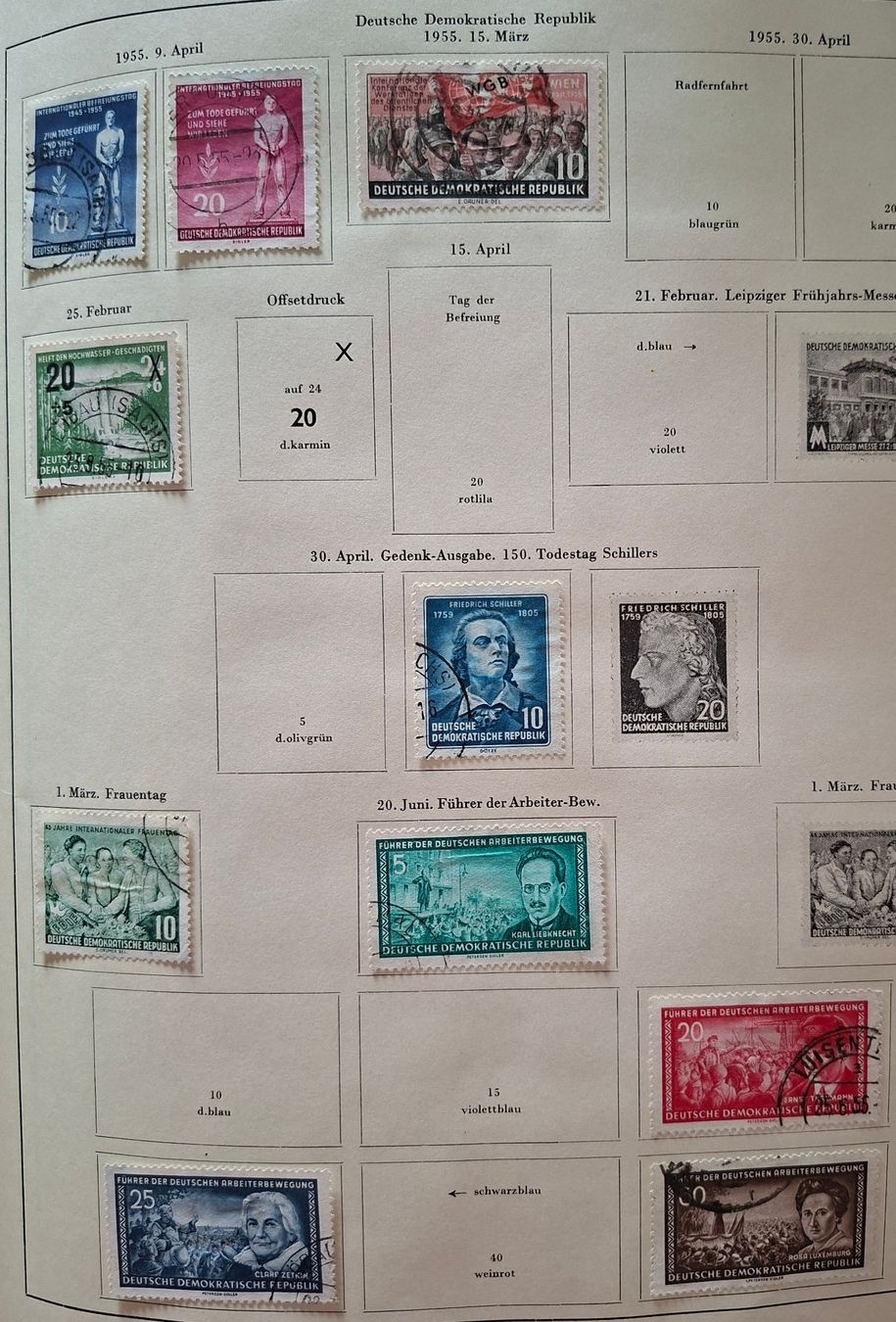 Tutti i francobolli: Briefmarken DDR – Usato da Dotzigen venduto da ser_8hp9