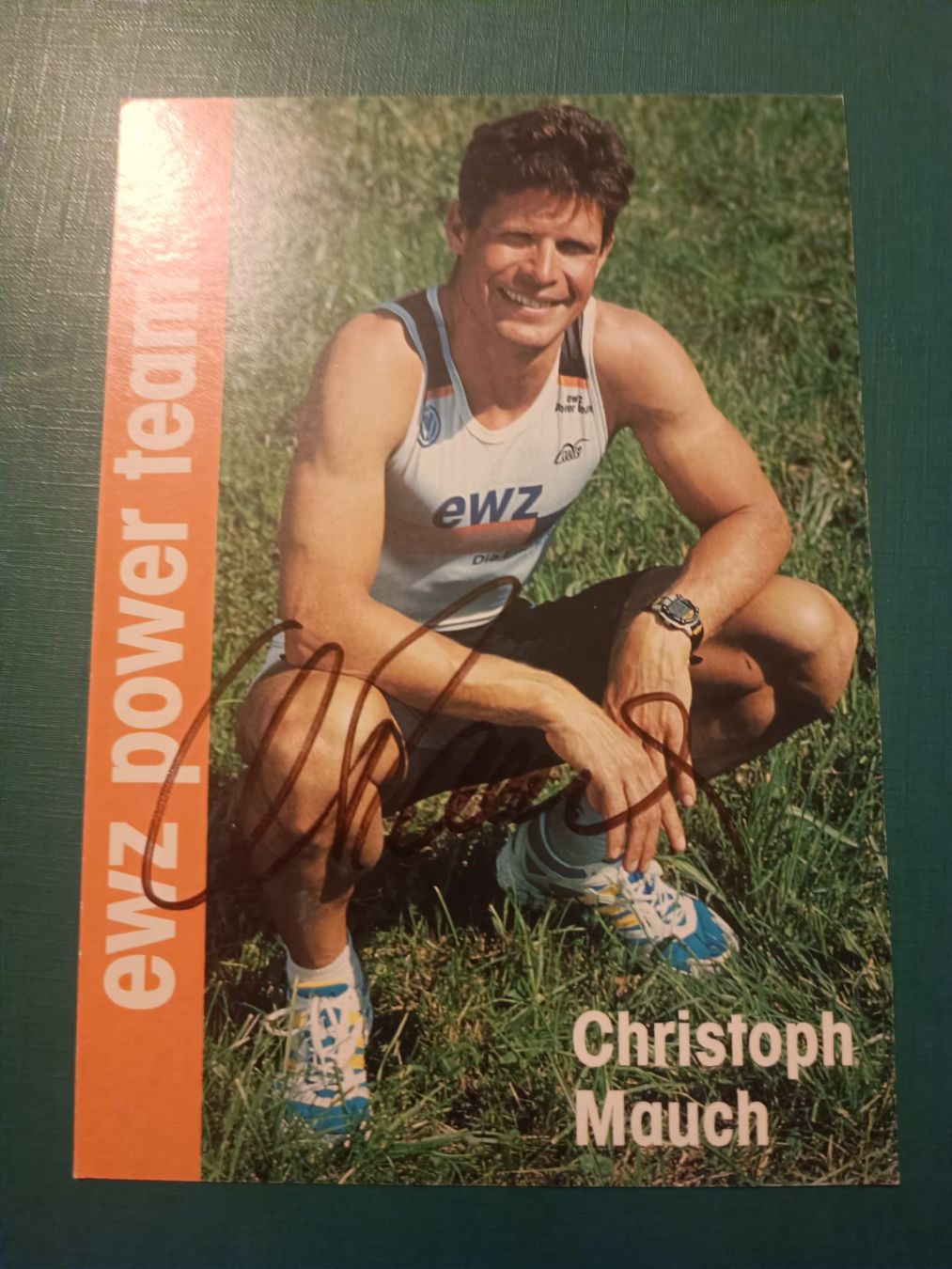Autogramme: Christoph Mauch - Triathlon - handsigniert – Gebraucht aus Menziken von Artographs