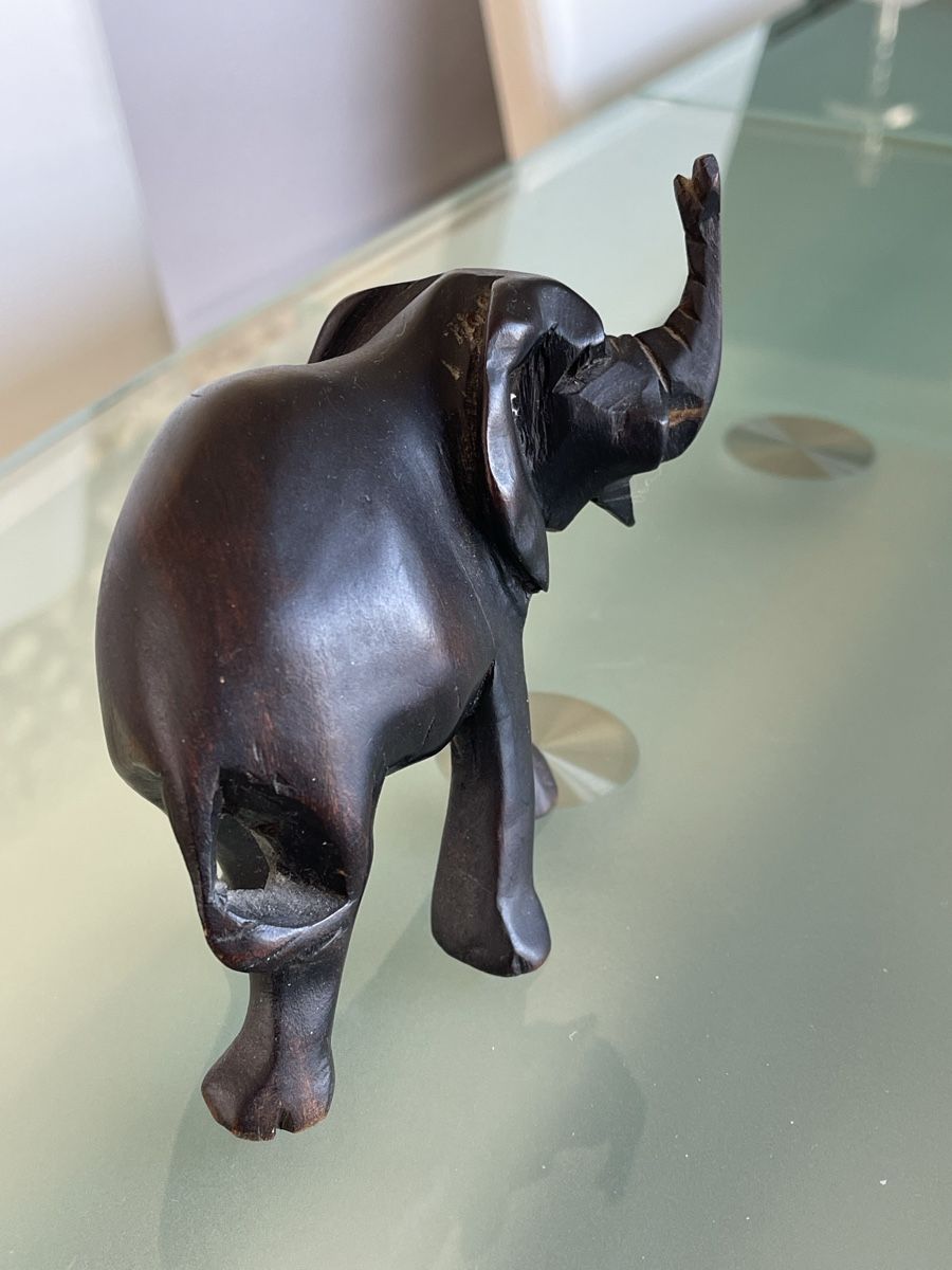 Figuren: Elefant aus Holz – Gebraucht aus Kehrsatz von bianca69 1