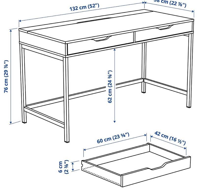 Schreibtische: Ikea Schreibtisch schwarz – Gebraucht aus Küssnacht am Rigi von lar_c79w 3