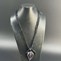 Collier Murano Glass Italie pendentif verre artisanal
