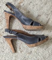 PESARO Damenschuhe Gr. 38 Pumps Korkabsatz