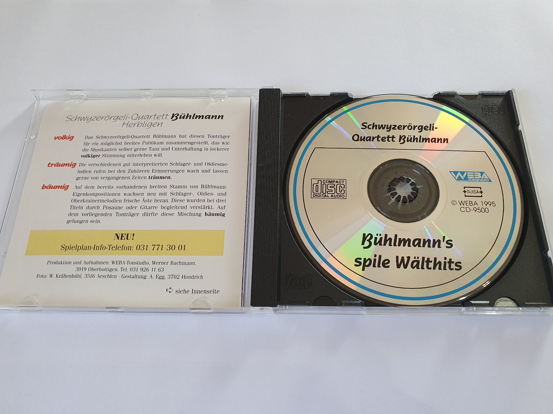 CDs: Die Bühlmann's - Bühlmann's spile Wälthits | CD – D'occasion à Dietlikon par Skylab007 2