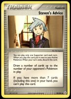 Stevens Advice 92/101 Pokémon EX Hidden Legends