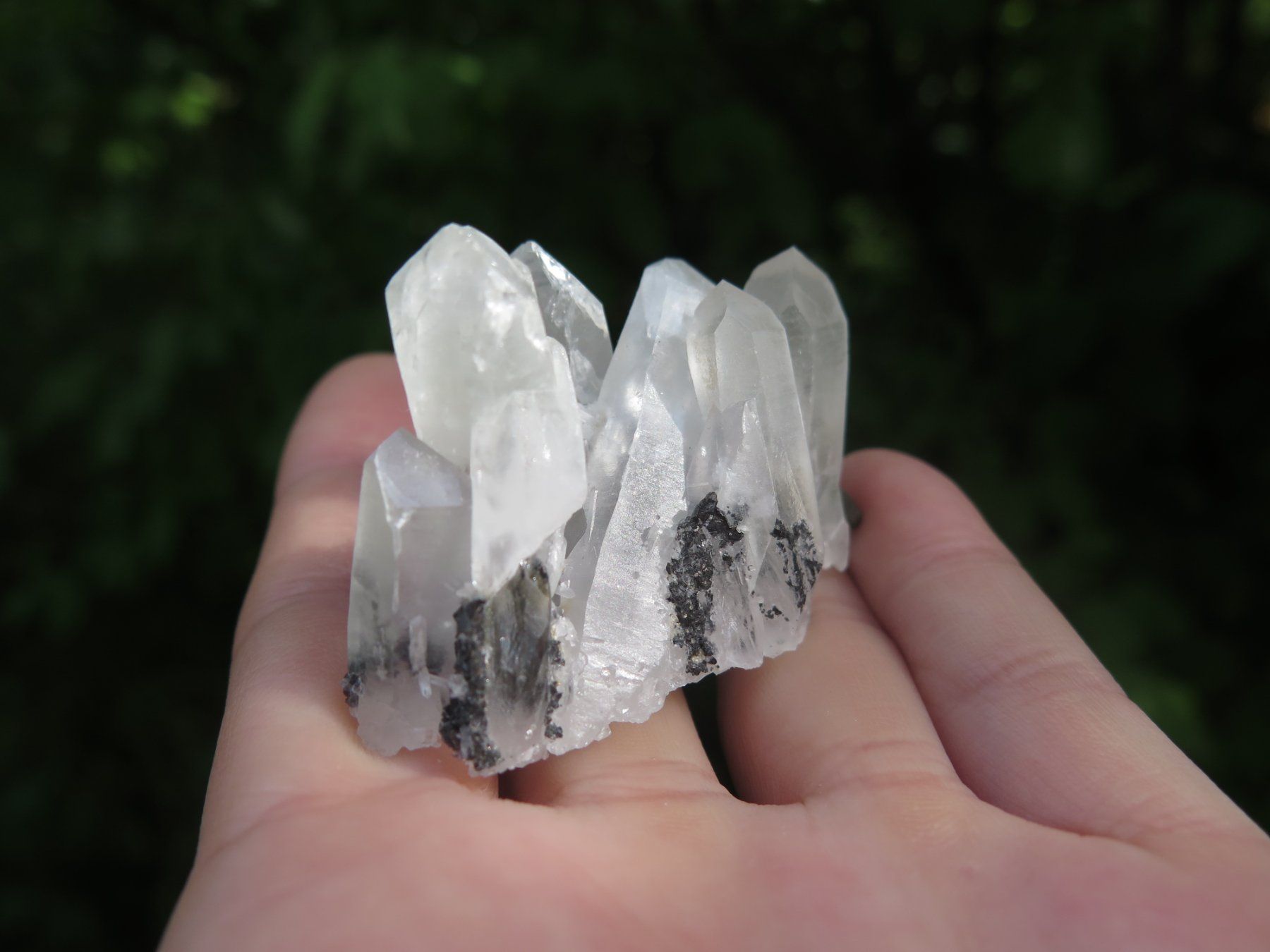 Minerali & Pietre curative: Bergkristall mit Sphalerit von Bulgarien – Usato da Schaffhausen venduto da Yamakana51L8736OQ8 5