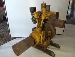 ❤ Benzinmotor "Bernard W 110" mit Getriebe - Antrieb Gelb 👀