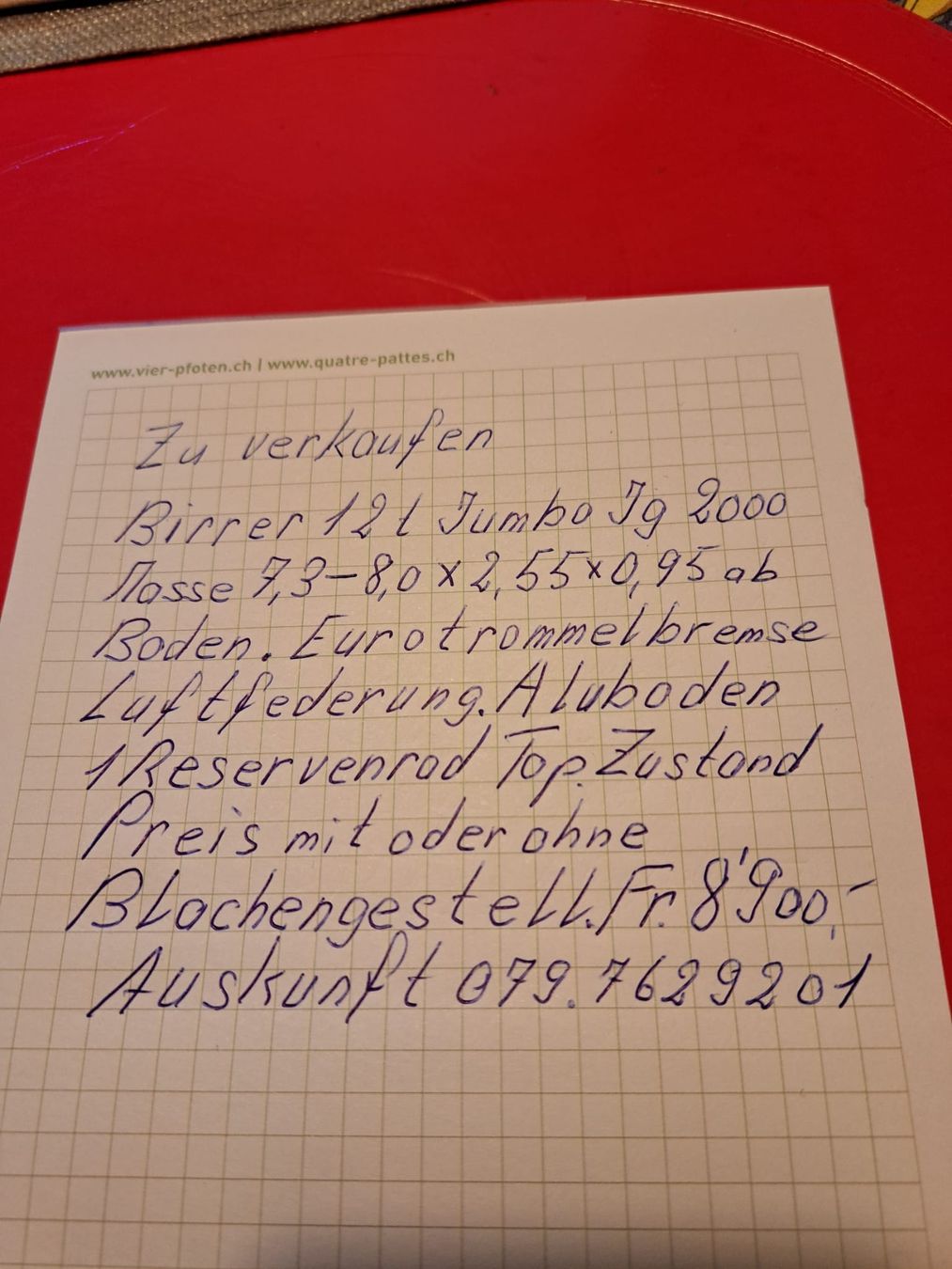 Anhänger: Lkw Anhänger Birrer – Gebraucht aus Langenbruck von Hofi1977 5