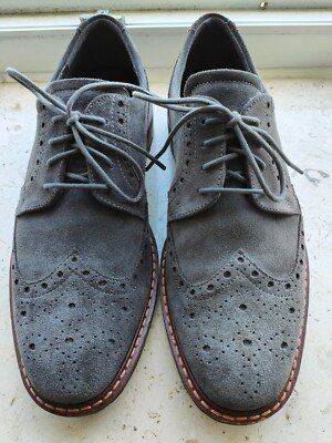 Ecco Herrenschuhe: Wildleder Brogues ECCO VITRUS I Grau Grösse 44 – Gebraucht aus Zürich von allezplusloin 2
