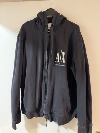 Armani Exchange AX Hoodie, Schwarz, Grösse L, Top Zustand!