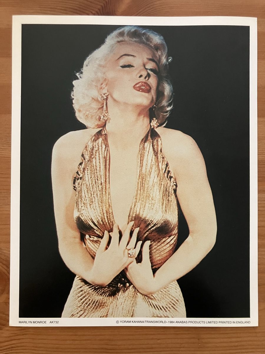 Poster & Bilder: Marilyn monroe – Gebraucht aus Bettwiesen von Jumpingfox