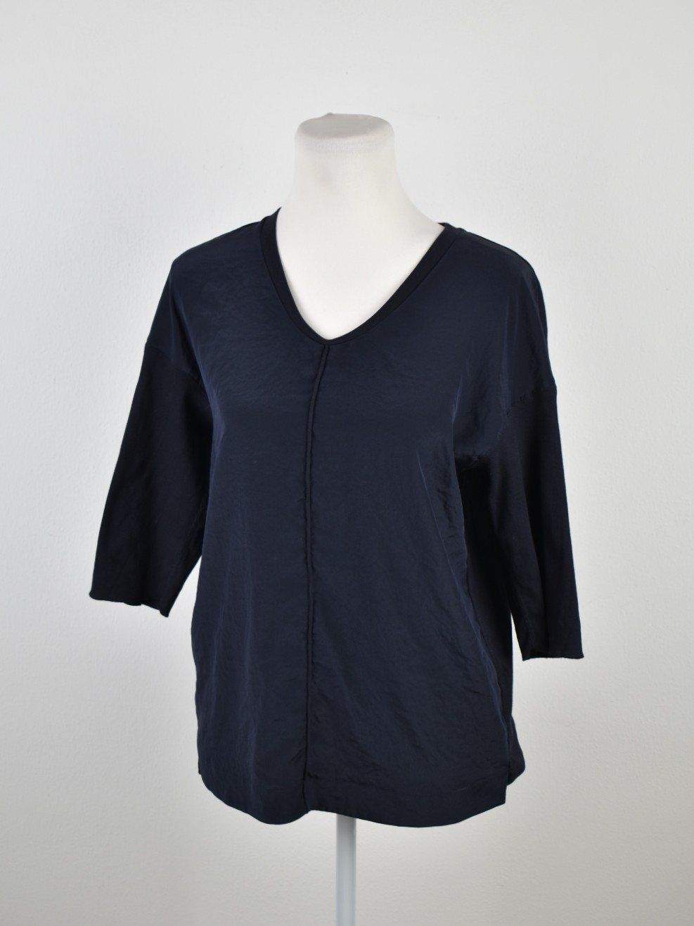 Marc Cain Camicette: Marc Cain Blusenshirt Gr.36, dunkelblau – Usato da Nürensdorf venduto da 2ND_STORY 1