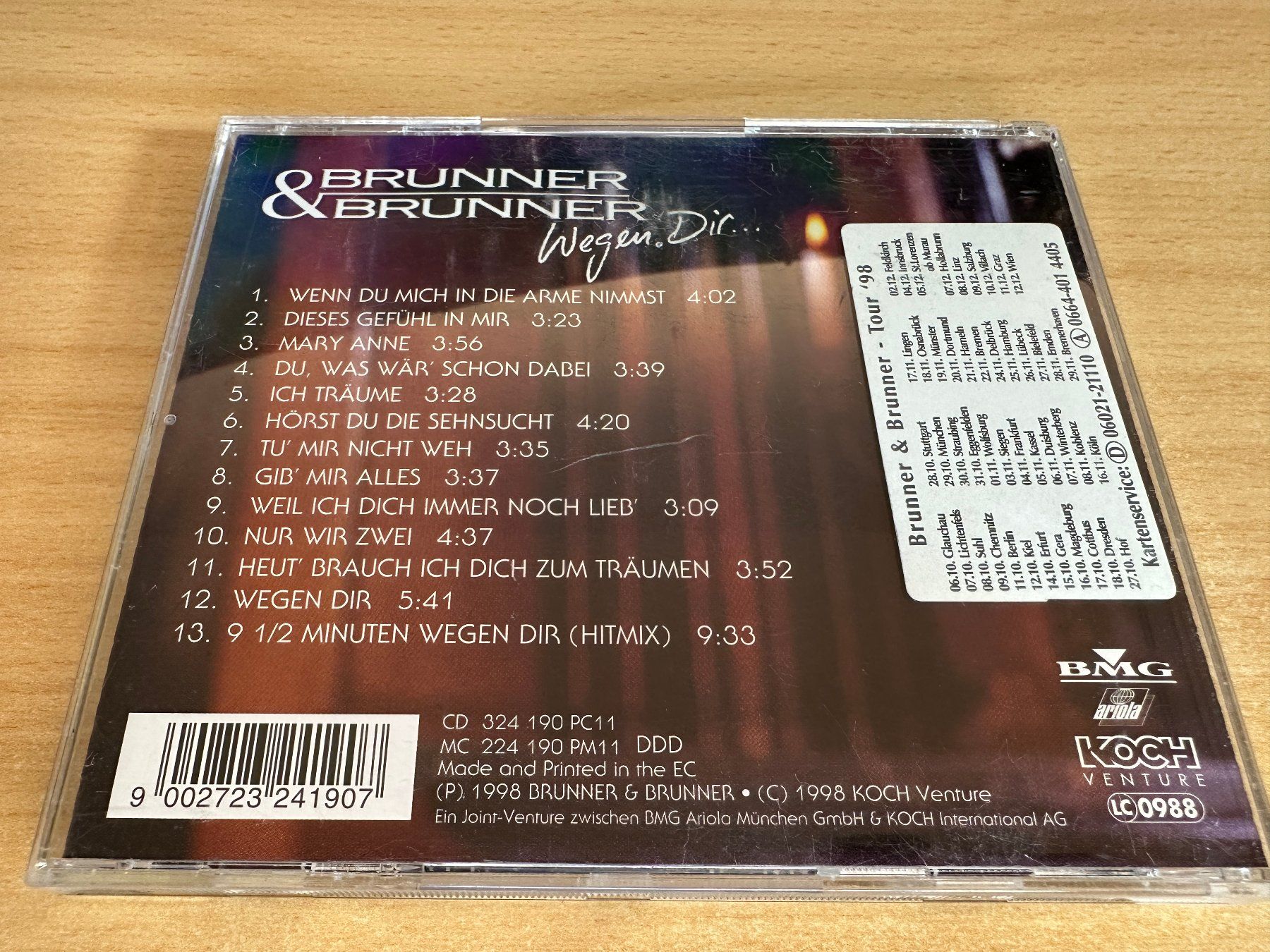 CD: U9 Brunner & Brunner – Wegen Dir... – Usato da Rikon im Tösstal venduto da Alpenmutz 1