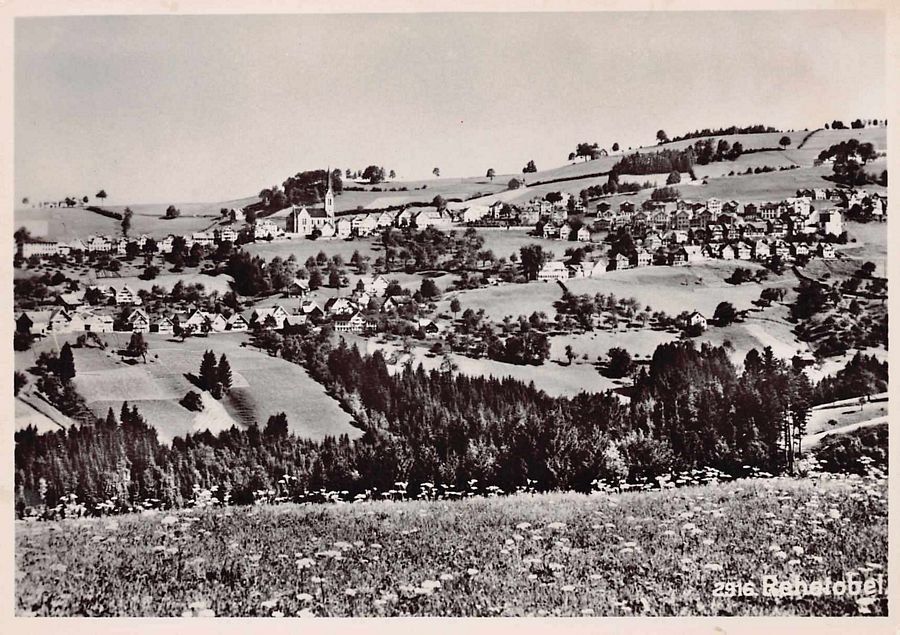 Ansichtskarten: Rehetobel, gelaufen 1947 – Gebraucht aus Frauenfeld von POML