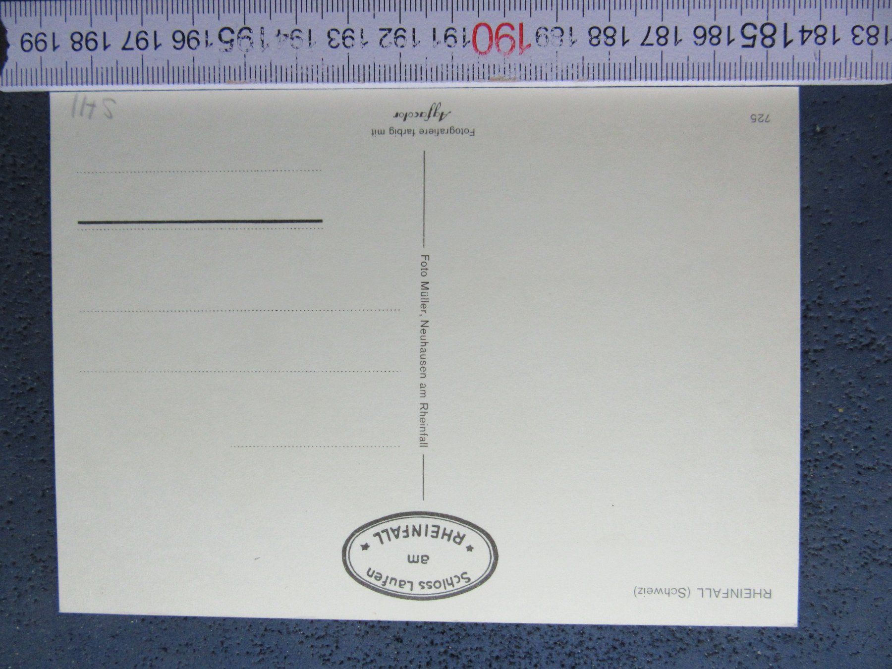 Cartoline postali: RHEINFALL TERRASSE SCHAFFHAUSEN AK SH – Usato da Ettingen venduto da Hausi4711 1