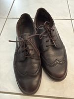 Schnürschuhe braun Leder Damen 38 guter Zustand
