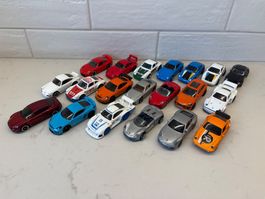 20 x Porsche Hotwheels Matchbox et Majorette 1/64