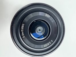 Sony E 20 mm F2.8