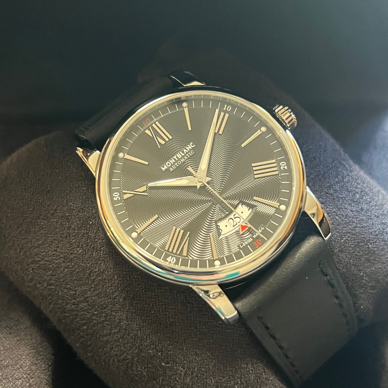 Montblanc Orologi: Montblanc 4810 Black Dial Full Set 7390 – Usato da Carouge GE venduto da Watchaser 7
