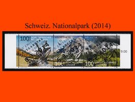 Vollstempel-Serie "Schweizer Nationalpark" (2014)