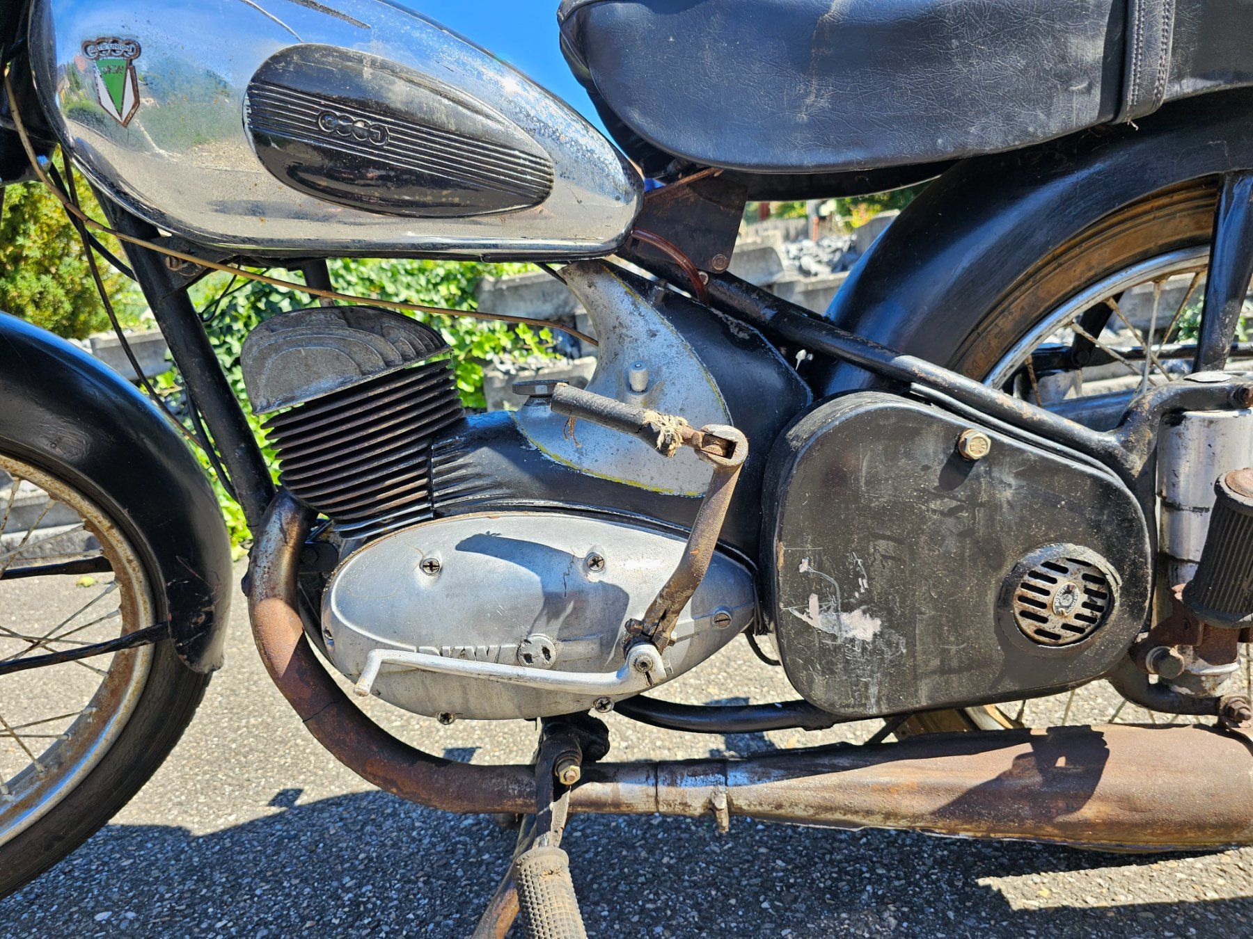 Strada: Dkw RT175 Bj1954 Scheunenfund – Usato da Wynau venduto da Bastel87 8