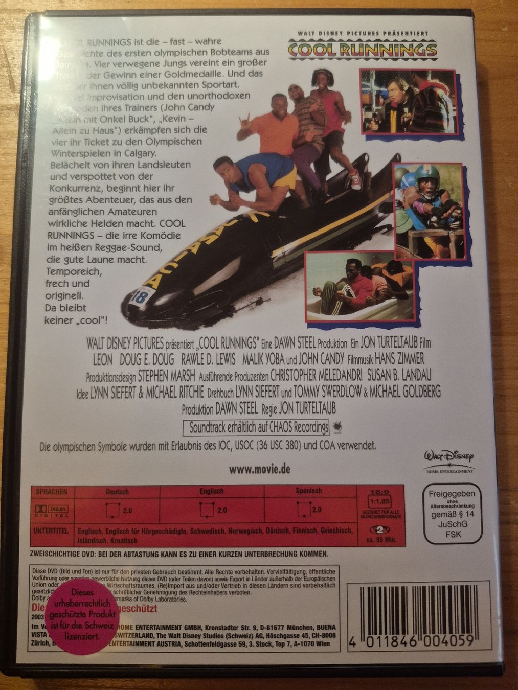 Tutti i DVDs: Cool Runnings - John Candy (DVD) – Usato da Oberembrach venduto da giu_7ksd 1