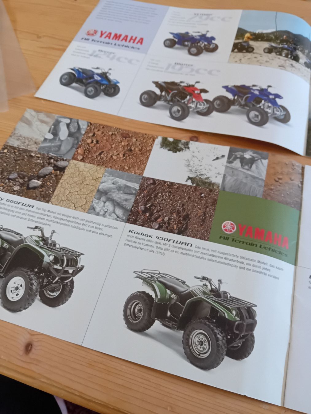 Documenti: Yamaha ATV und Quad Prospekte 2003 2 Stk – Usato da St. Urban venduto da volvodreamer 1