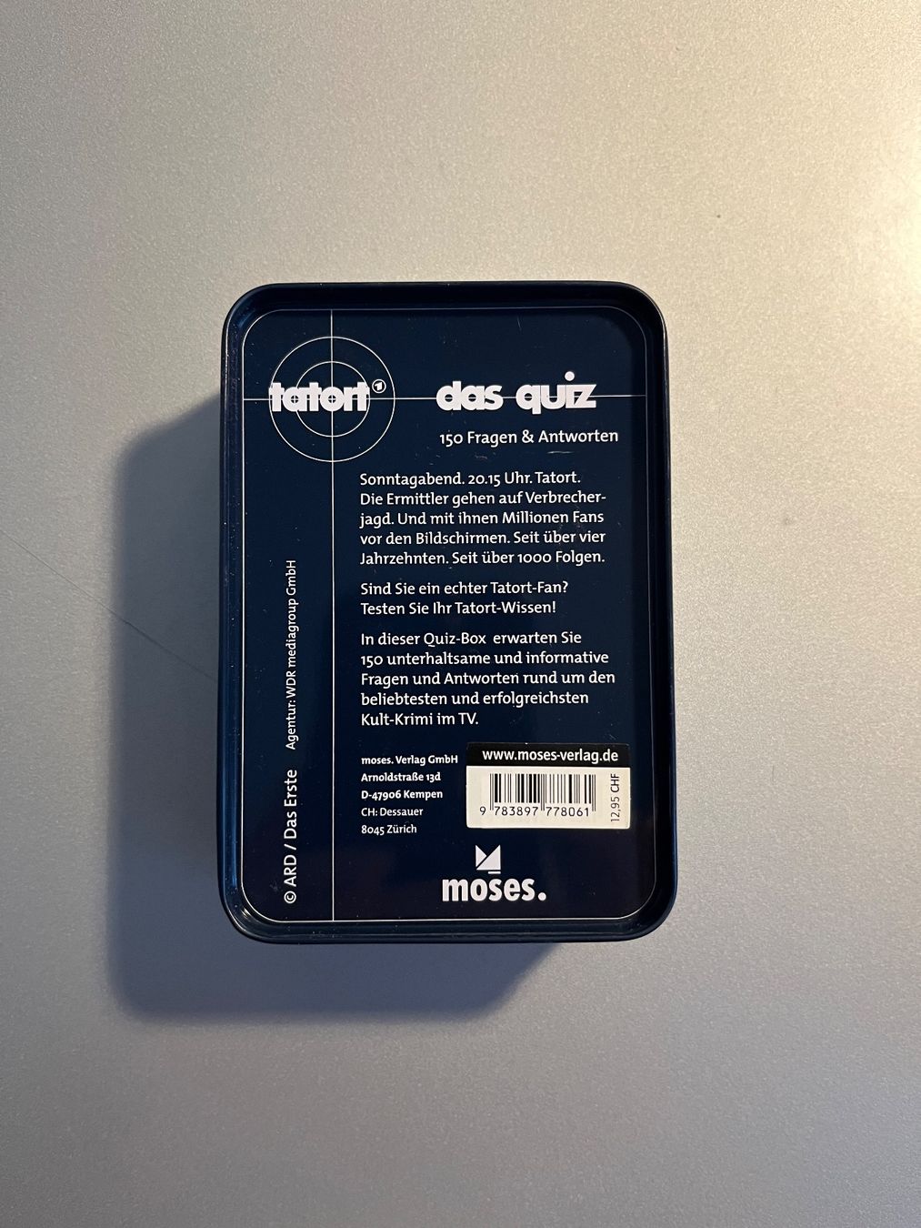 Giochi: Tatort das Quiz neuwertig – Nuovo (secondo la descrizione) da Unterägeri venduto da flu_zp5d 1