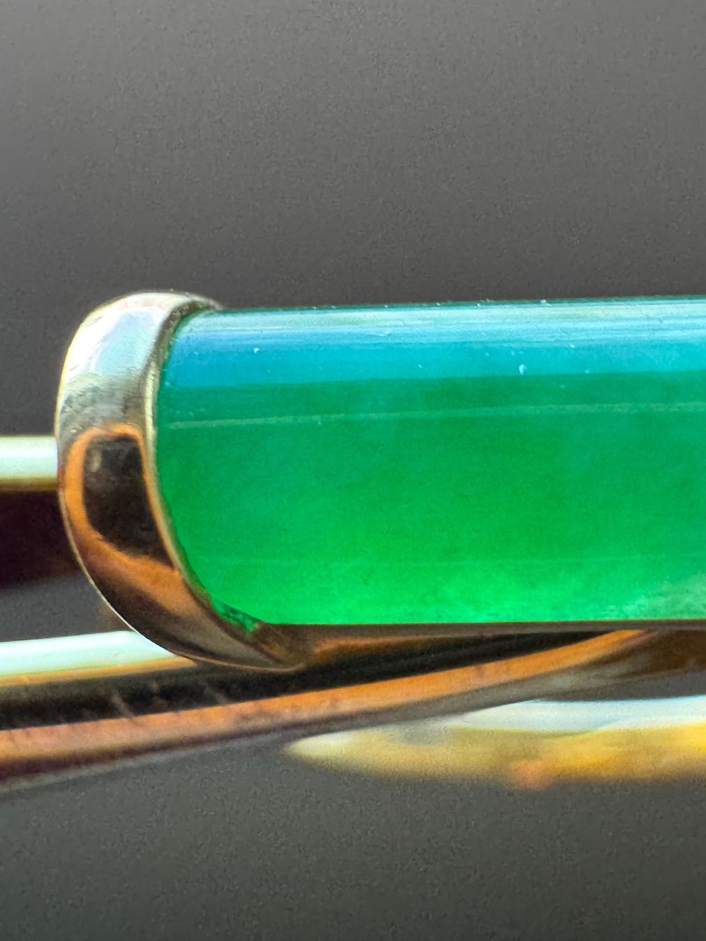 Anelli: Ring aus 18K Gold und Jade – Usato da Onex venduto da Joliechose6 3