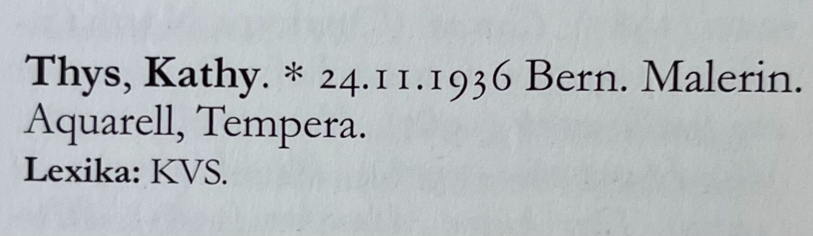 Dipinti: Thys Kathy 1936 – Usato da Grosshöchstetten venduto da Perle1951 4