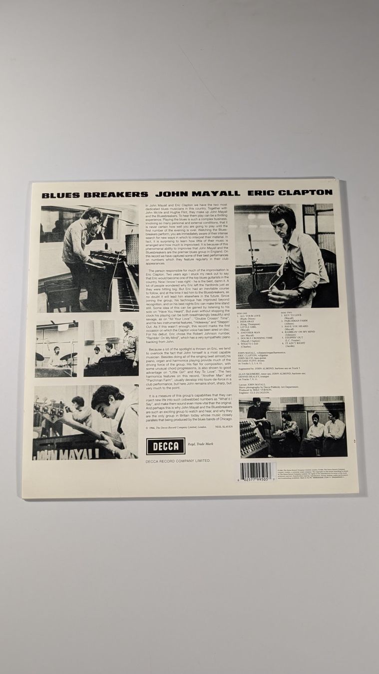 Schallplatten: Blues Breakers - John Mayall, Eric Clapton – Neu (gemäss Beschreibung) aus Baar von Arthur_Fooksayk 1