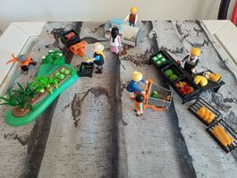 Playmobil Einkauf Bauer Set