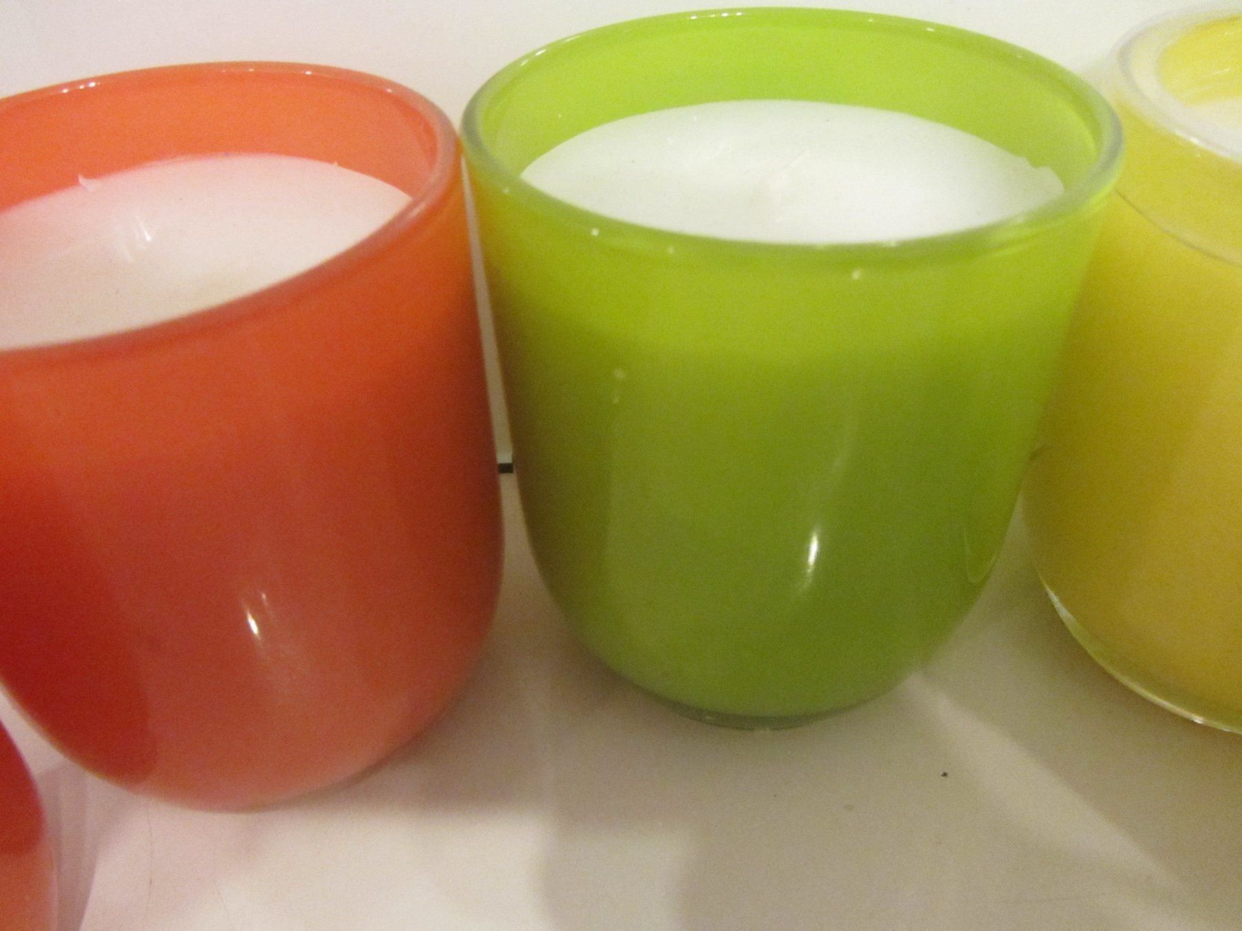 Candele: 5 Kerzengläser gefüllt ca. 8 cm – Nuovo e nell'imballaggio originale da Egliswil venduto da chroetli22 1
