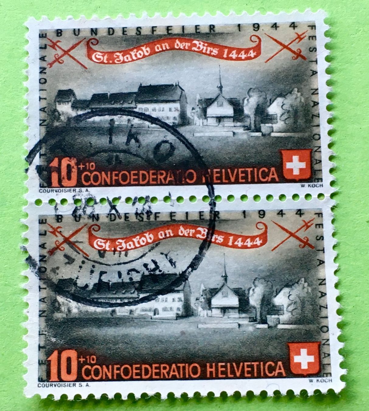 Tutti i francobolli: Nr.B 23  GESTEMPELT 1944  – Usato da Aarau venduto da Billa007