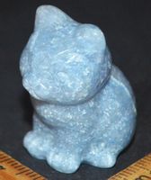 Deko Heilstein D-935 – Katze Blauer Aventurin 30x20mm