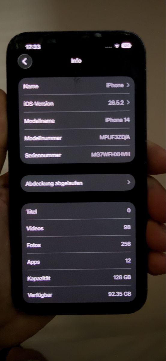 Apple Telefoni cellulari / Smartphones: Iphone 14 / 128GB DEFEKT – Difettoso da schlieren venduto da ali_jx6h 4