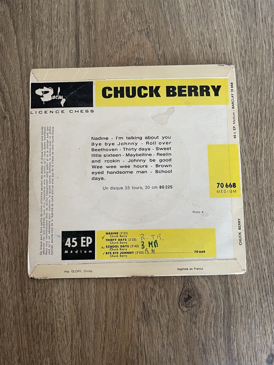 Dischi in vinile: Vinyle - Eddy Mitchell présente Chuck Berry – Usato da Lonay venduto da ju-71 1