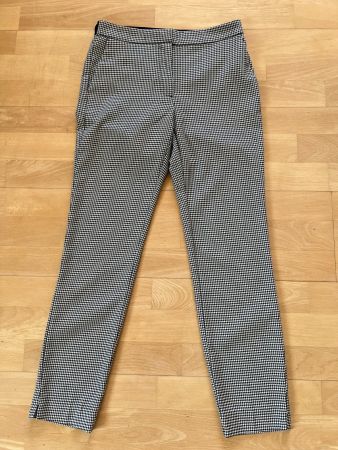 ZARA Damen Hose in Gr. S, Schwarz/Weiss