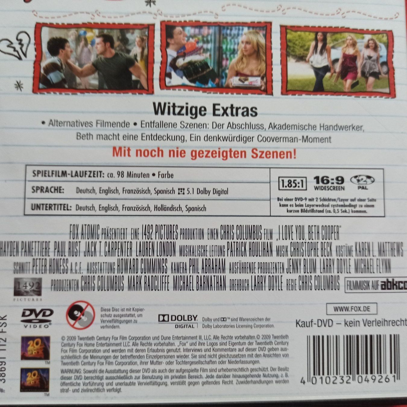 Tutti i DVDs: I Love You, Beth Cooper – Usato da Dübendorf venduto da kb86_MOVIE 2