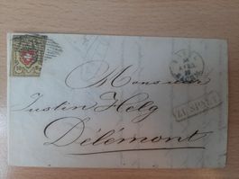 Alte Briefmarke Kanton Genf, seltenes Sammlerstück! (53)