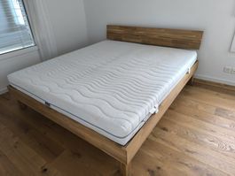 Doppelbett Eiche