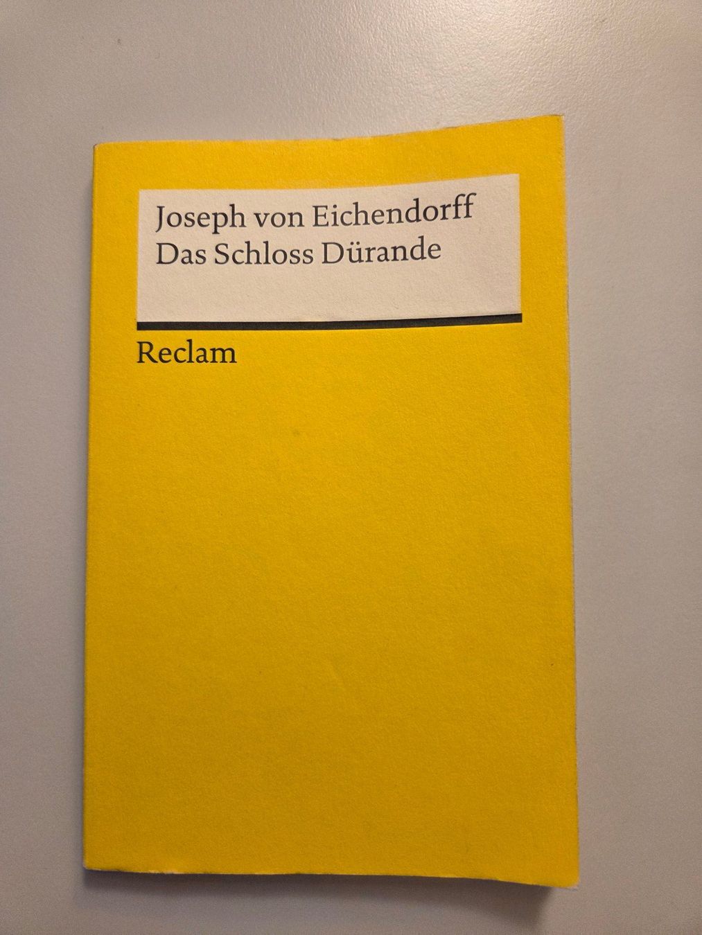Libri: Das Schloss Dürande - Joseph von Eichendorff – Usato da Boniswil venduto da Istiophorus